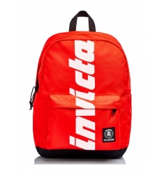 ZAINO INVICTA CARLSON PLAIN LOGO-ROSSO 