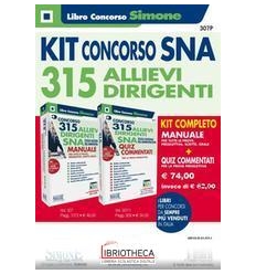 307P KIT CONCORSO SNA-315 ALLIEVI DIRIGE