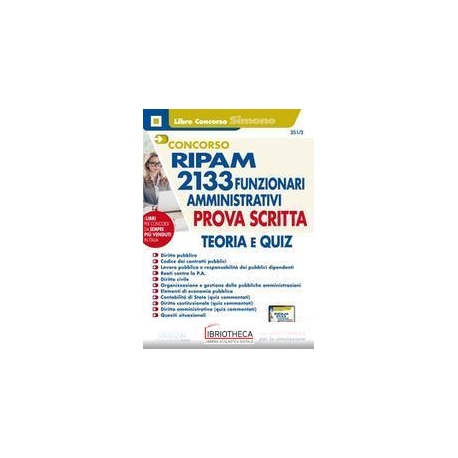 CONCORSO RIPAM 2133 (ORA 2736) FUNZIONARI AMMINISTRA