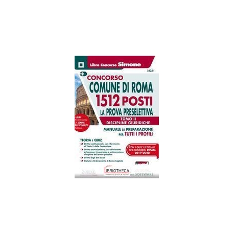 342/B CONC.COMUNE ROMA 1512 PP TOMO 2