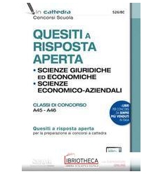 526/8C QUESITI A RISPOSTA APERTA-SCIENZE