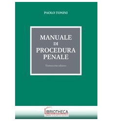 MAUALE DI PROCEDURA PENALE