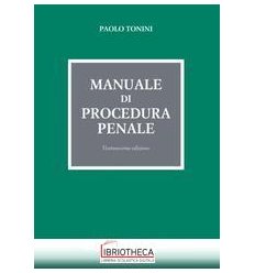 MAUALE DI PROCEDURA PENALE