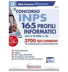 CONCORSO INPS 165 PROFILI INFORMATICI – 3700 QUIZ CO