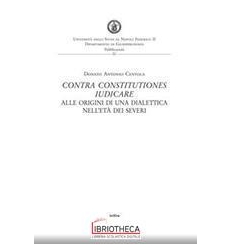 CONTRA CONSTITUTIONES IUDICARE. ALLE ORIGINI DI UNA