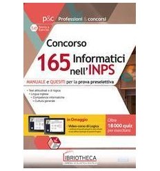 CONCORSO 165 INFORMATICI INPS. MANUALE E