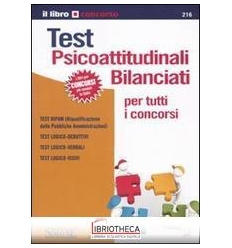 TEST PSICOATTITUDINALI BILANCIATI PER TUTTI I CONCOR