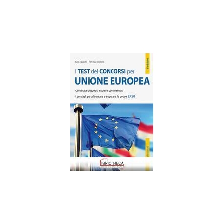 I TEST DEI CONCORSI UNIONE EUROPEA