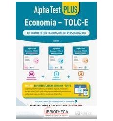 ALPHA TEST PLUS ECONOMIA TOLC-E. KIT COMPLETO DI PRE