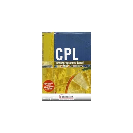 CPL. CRONOPROGRAMMA LAVORI. CON SOFTWARE