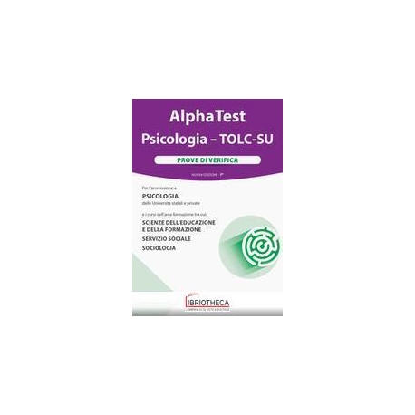 ALPHA TEST. PSICOLOGIA. TOLC-SU. PR