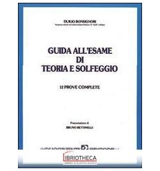 GUIDA ALL'ESAME TEORIA SOLFEGG