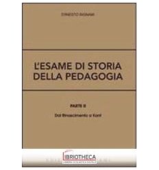 ESAME STORIA PEDAGOGIA 2