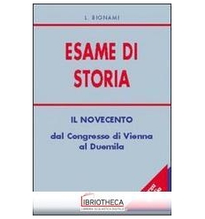 ESAME STORIA 3° MEDIA IL NOVECENTO