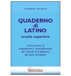 QUADERNO DI LATINO