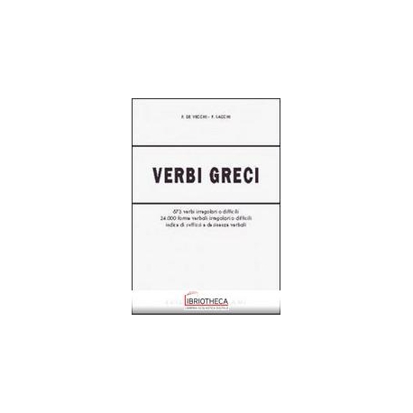 VERBI GRECI