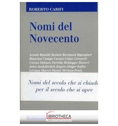 NOMI DEL NOVECENTO