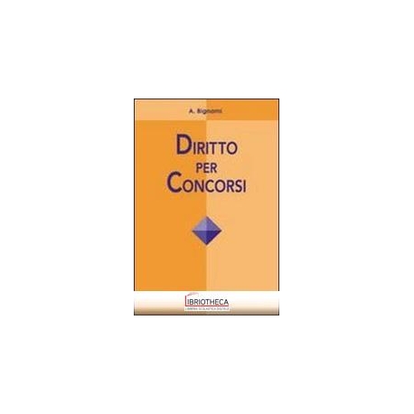 DIRITTO PER CONCORSI