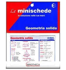 GEOMETRIA SOLIDA MINI SCHEDE