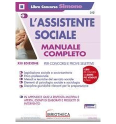 312 ASSISTENTE SOCIALE MANUALE COMPLETO