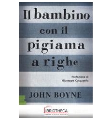 IL BAMBINO CON IL PIGIAMA A RIGHE