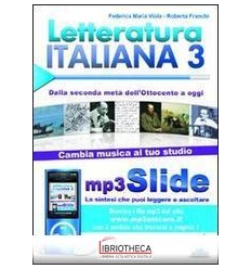 LETTERATURA ITALIANA 3 (1850 - OGGI)