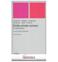 DIRITTO PRIVATO ROMANO. UN PROFILO STORI