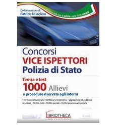 CONCORSI VICE ISPETTORI P.S. 1000 ALLIEV