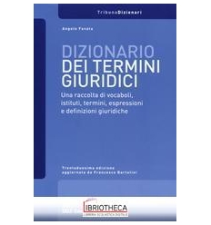 DIZIONARIO DEI TERMINI GIURIDICI - UNA RACCOLTA DI V