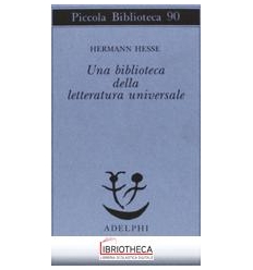 BIBLIOTECA LETTERATURA UNIVERS