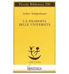 FILOSOFIA DELLE UNIVERSITA'