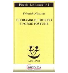 DITIRAMBI DI DIONISIO