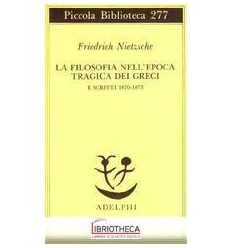 FILOSOFIA NELL'EPOCA TRAGICA D