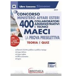 CONCORSO 400 COLL.AMMI.TECNICI MAECI (347/1)