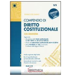 COMPENDIO DIRITTO COSTITUZ.2017