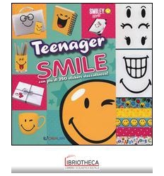 TEENAGER SMILE. SMILEY WORLD. CON ADESIVI