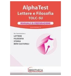 LETTERE FILOSOFIA. MANUALE