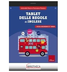 TABLET DELLE REGOLE DI INGLESE