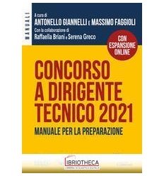 Concorso a dirigente tecnico 2021. Manua