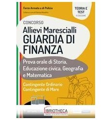 CONCORSO ALLIEVI MARESCIALLI GDF 2ED