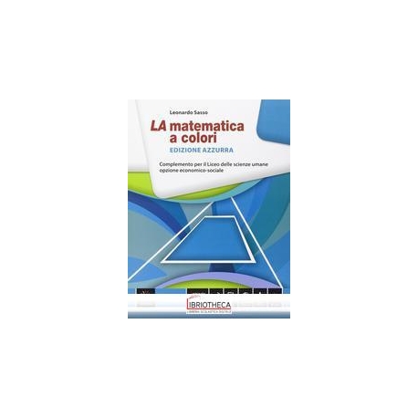 LA MATEMATICA A COLORI EDIZIONE AZZURRA COMPLEMENTO