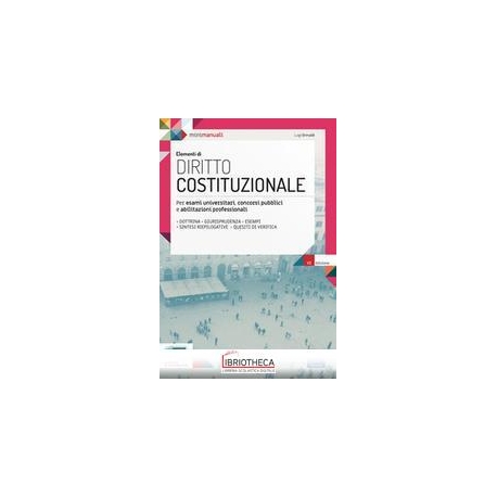 ELEMENTI DI DIRITTO COSTITUZIONALE 6ED