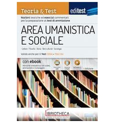 AREA UMANISTICA SOCIALE TEORIA TEST