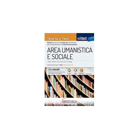 AREA UMANISTICA SOCIALE TEORIA TEST