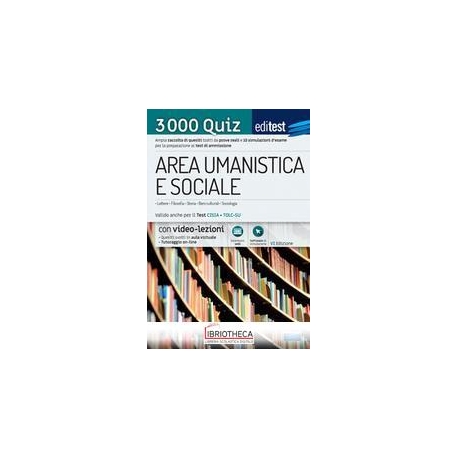 AREA UMANISTICA SOCIALE 3000 QUIZ