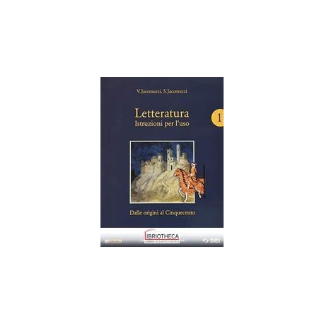 LETTERATURA ISTRUZIONI PER L'USO 1 ED. MISTA