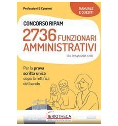 2736 FUNZIONARI AMMINISTRATIVI PROV SCR