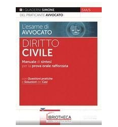 54A/5 ESAME DI AVVOCATO-DIRITTO CIVILE