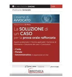 54A ESAME AVVOCATO-SOLUZIONE CASO