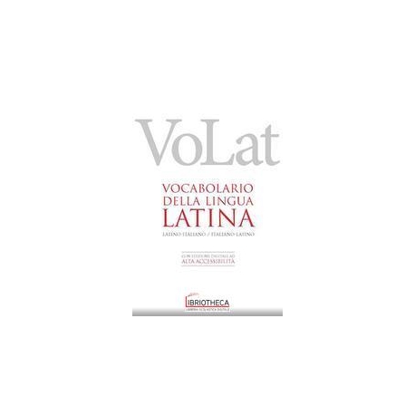 VOLAT. VOCABOLARIO DELLA LINGUA LATINA.